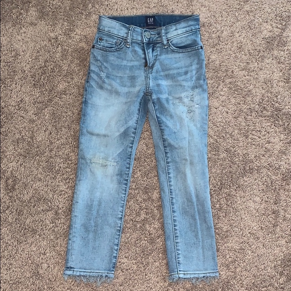 Gap kids denim size 5 stretch slim jeans